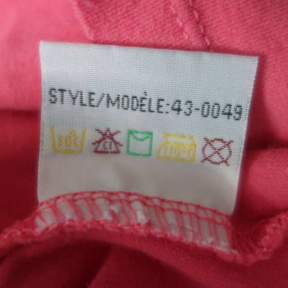 Everday Wear Pink V-Neck Short Sleeve T-Shirt 43-0049 Size M - Picture 13 of 13